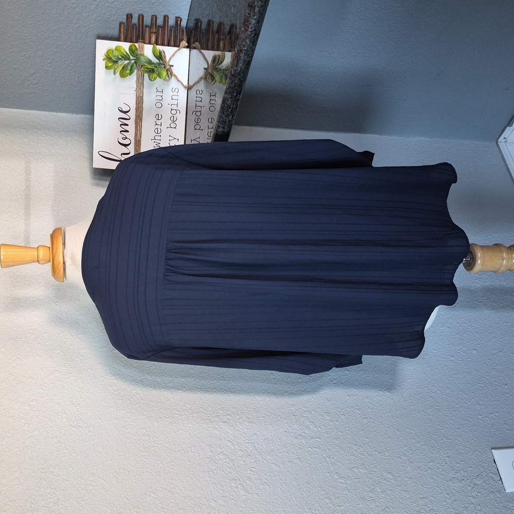 Maurice's Navy 3/4 Sleeve Blouse | Size 1X - Picture 4 of 7